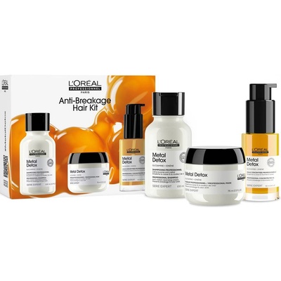 L'Oréal L'Oréal Professionnel Metal Detox Комплект - Шампоан, Маска и Олио, 100 + 75 + 30 ml