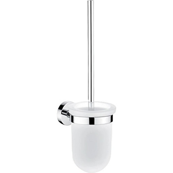 Nimco UNIX toaletní WC kartáč, rosené sklo, nádobka nízká UN13094C-26