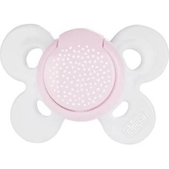 Image 1 of Chicco Силиконова залъгалка Chicco - Physio Comfort, 0-6 m, розови точици (N0325)