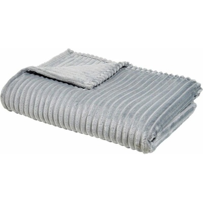 Today pléd Ribbed Acier 150x200