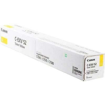 Canon C-EXV 52 печатаща касета жълта оригинална (1001C002)
