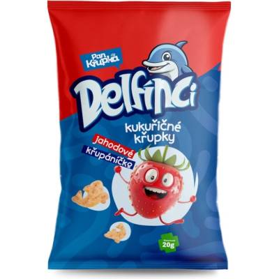 REJ Delfínci kukuřičný snack jahodový 20 g