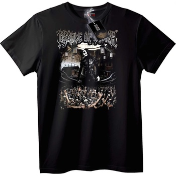 NOONEBRAND Тениска Трагедия на нощния ужас - 2XL, Black
