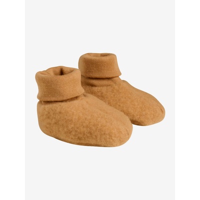 Fixoni capáčky z merino vlny hnedej brown sugar