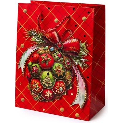 Vianočná darčeková taška Christmas M