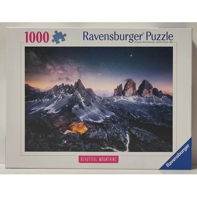 RAVENSBURGER Dechberoucí hory: Tre Cime Dolomity Itálie 1000 dílků