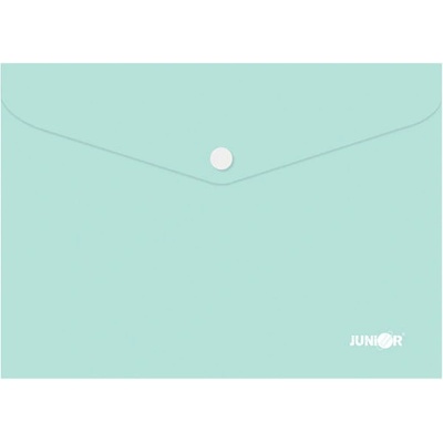 Папка джоб с копче Junior А5 Pastel Светлозел (1303418-19-4673G)