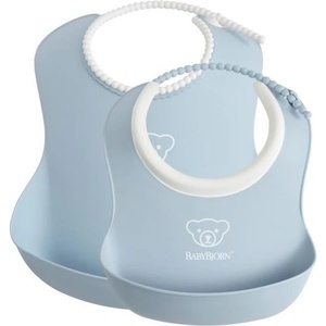 BabyBjörn Лигавници BabyBjorn - Powder Blue, 2 размера, 2 броя (0907-046767A) - baby
