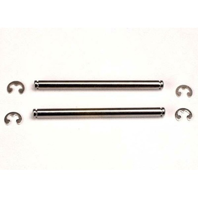 Traxxas Suspension pins, 44mm (2) w/ E-clips, TRX2640 (TRX2640)