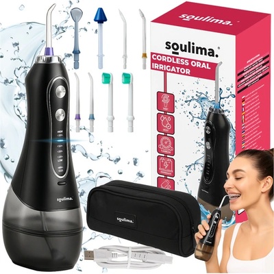 Soulima Зъбен душ - безжичен орален иригатор с 8 накрайника Soulima (25397)