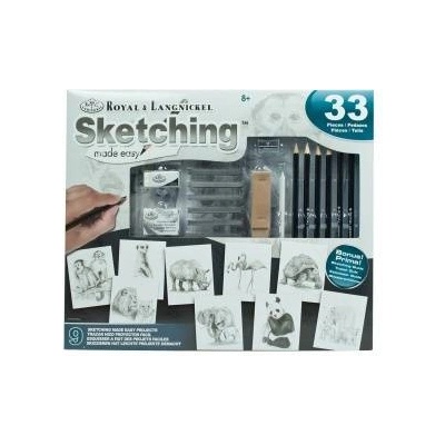 Royal & Langnickel Комплект за Рисуване Royal & Langnickel SKETCHING MADE EASY 33 Части