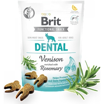 Brit Care Dog Functional Snack Dental Venison Дентално лакомство с еленско месо 150gr