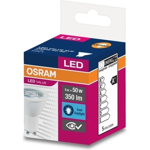 OSRAM LED крушка Osram, GU10, 5W, 350 lm, 6500K