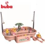 Buba Детски забавен комплект за риболов Buba Go Fishing, рибки, розов