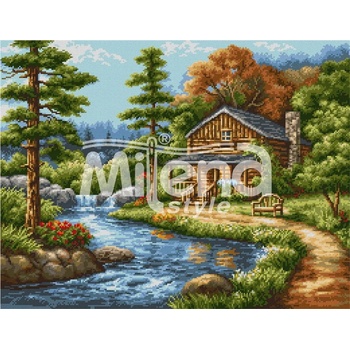 Milena Style Лятно утро - гоблен със схема конци Ariadna 1: 4