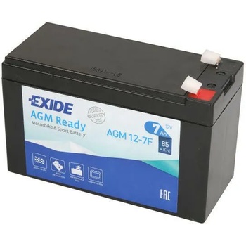 Image 1 of Exide AGM SLA 7Ah 85A right+ AGM12-7F