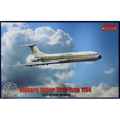 Roden Vickers VC 10 Super Type 1154 East African Airways 1:144