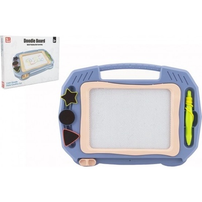 Teddies Magnetická tabulka kreslící plast 2 barvy v krabici 33x24x3cm