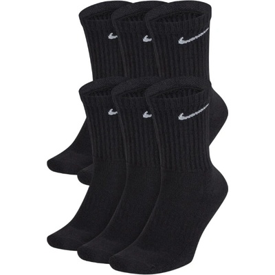 NIKE SX7666-010 Everyday cushion crew 3 páry čierna