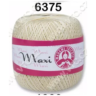 MADAME TRICOTE PARIS Příze Maxi - klasická i Metallic Maxi: 6375 Vanilková