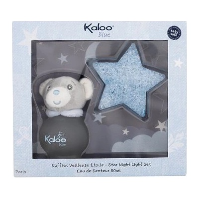Kaloo Blue darčekový set telový sprej 50 ml + nočná lampička pre deti