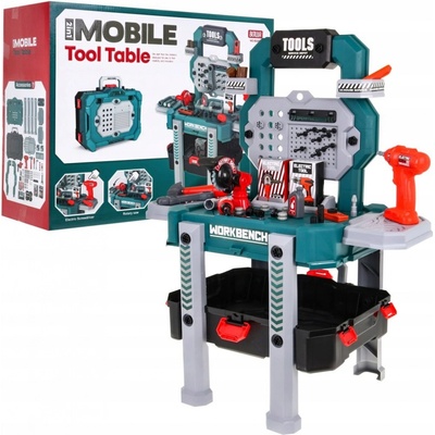 RKToys dílna s nářadím v kufříku modrá