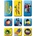 The Beatles Yellow Submarine 9 Piece Set Магнит (YSMAGSET01)