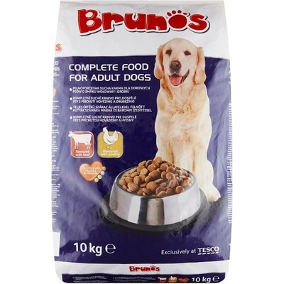 Brunos pro dospělé psy s příchutí hovězího a drůbežího 10 kg