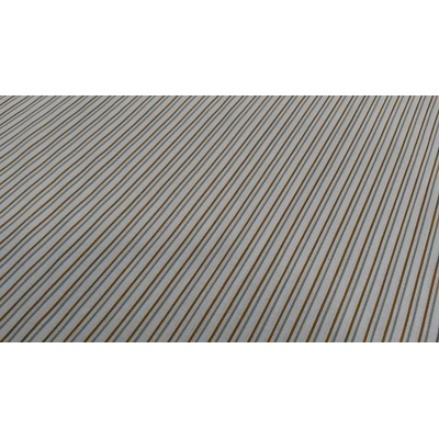Bavlnená látka PRÚŽOK šedo-horčicový šírka 150 cm