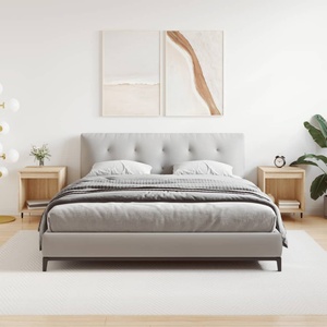 vidaXL Нощни шкафчета, 2 бр, сонома дъб, 40x35x50 см, инженерно дърво (830707)