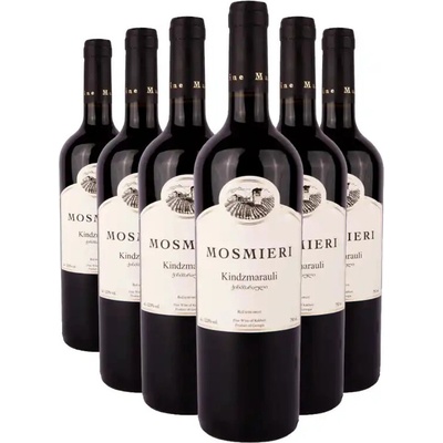 MOSMIERI Mosmieri KINDZMARAULI PREMIUM červené polosladké víno 13% 6 x 0,75 l (holá lahev)