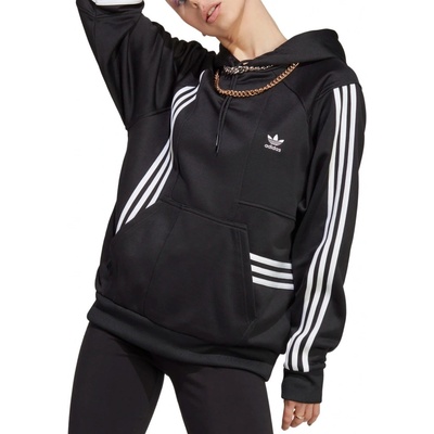 adidas Originals dámska s kapucňou vzorovaná čierna