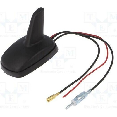PER.PIC. A00034-05 Anténa; automobilová,SHARK; 15dBi; AM,DAB,FM; 50Ω; černá; 5÷12VDC