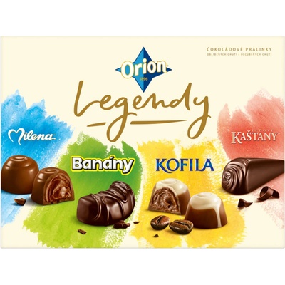 Bonboniéra Orion Legendy čokoládové pralinky oblíbených chutí 144 g