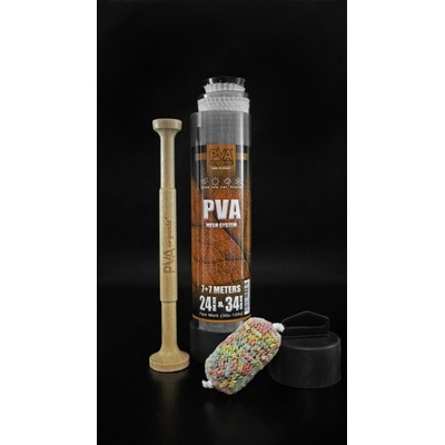 PVA Organic PVA punčocha na tubusu s dřevěným pěchovačem 24+34 mm 7+7 m