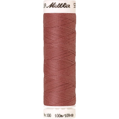 Nitě SERALON 100m na univerzální šití, polyester AMANN Mettler - více barev 6677: 0638 růžová magnolie