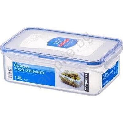 UTC Кутия за храна lock 1 л, синя/прозрачна (ut0073)