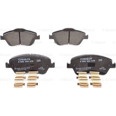 BOSCH Sada brzdových platničiek kotúčovej brzdy 0986494638