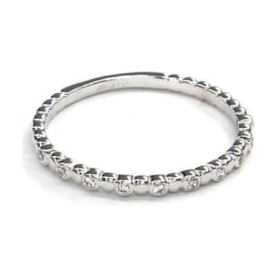 Pattic prsten z bílého zlata se zirkony GURDC2542020101