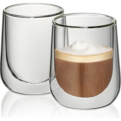 KELA Poháre na cappuccino FONTANA súprava 2 x 180 ml