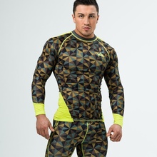 Aesthetix Era pánské triko Tee Compression Camo Camo zelené