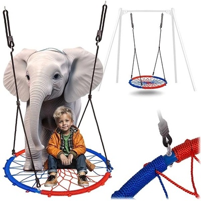 Neo-Sport Bocianie hniezdo Swingo 95 cm modro/červená