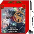 ISO 11348 Vianočné osvetlenie vlasy anjela 200 LED 9W multicolor 1.95 m