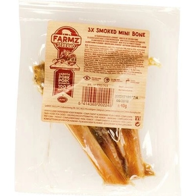 Duvo+ Farmz údené mini kosti zo Serrano šunky 3 ks +/-40 g