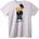 NOONEBRAND Тениска Остър плюшен мечок - 2XL, White