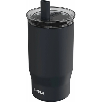 Quokka Termohrnek se brčkem Mist 720 ml černý