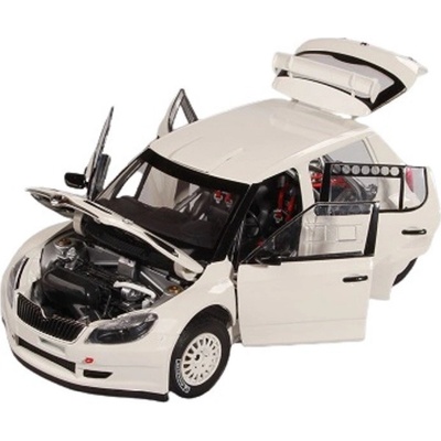 Abrex Škoda Fabia II FL S2000 2010 biela 1:18