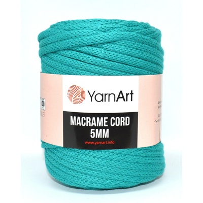 Macrame Cord 5 mm barva 783 smaragdová