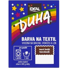 Duha barvy na textil Tmavě hnědá