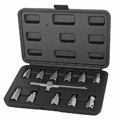 Ключове за картер к-т 12 броя Cr-v Steel Topmaster 339601 (UNI-0395)